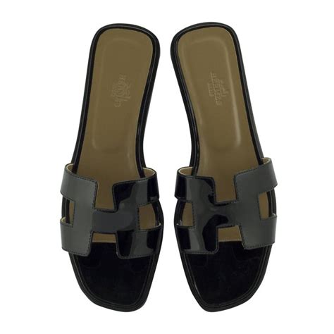 hermes patent leather sandals|hermes sandals sale.